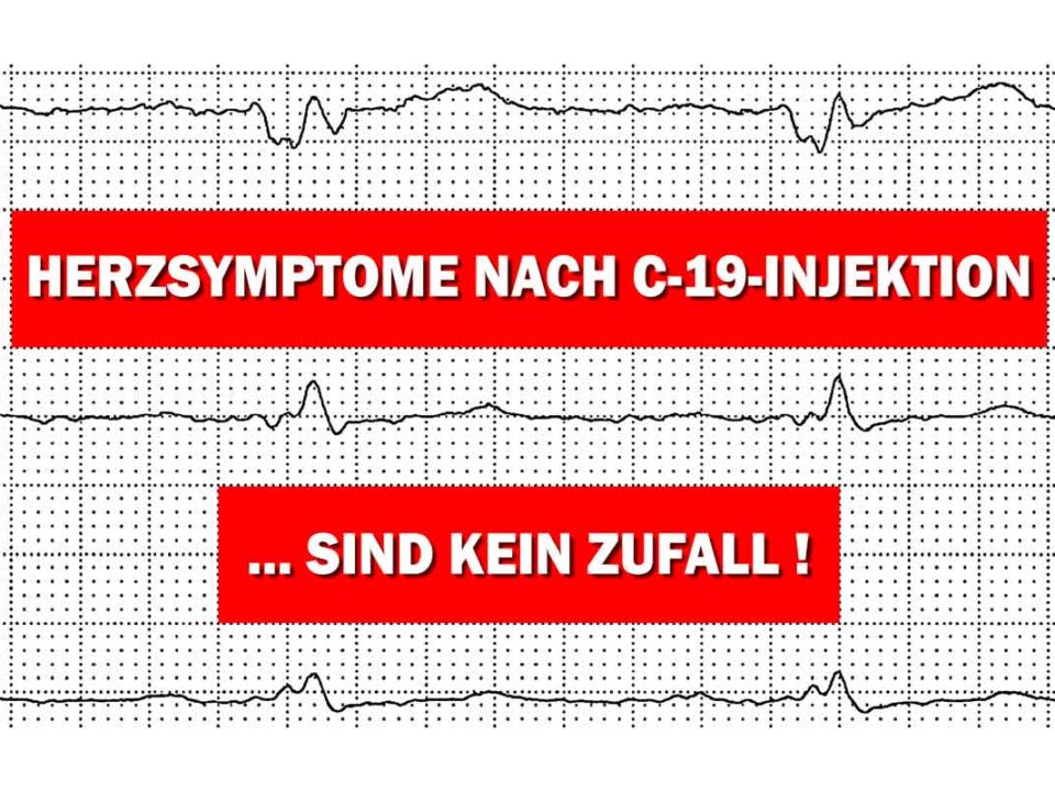 EKG Herzsymptome nach C-19-Injektion